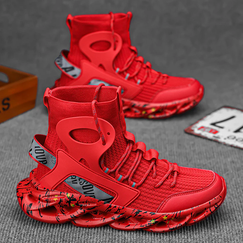 Damen Sportliche High-Top Sneakers mit innovativem Traktionsdesign Heidi Mode - Image 7