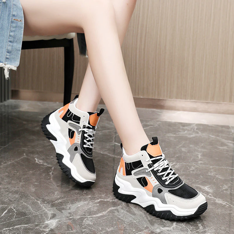 Damen Sportliche High-Top Sneakers mit innovativer Dämpfungstechnologie Heidi Mode - Image 3