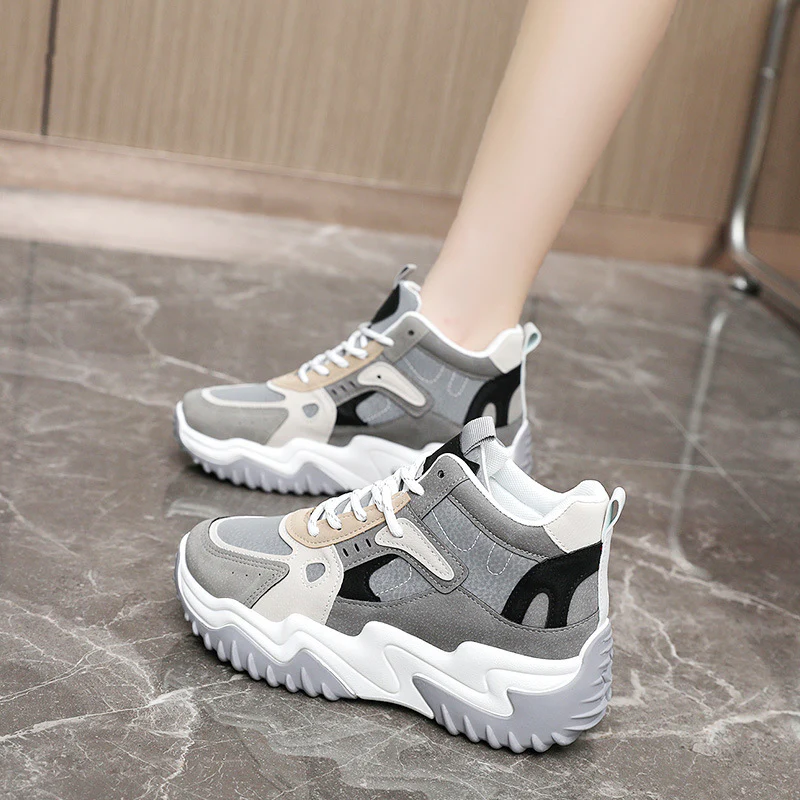 Damen Sportliche High-Top Sneakers mit innovativer Dämpfungstechnologie Heidi Mode - Image 4
