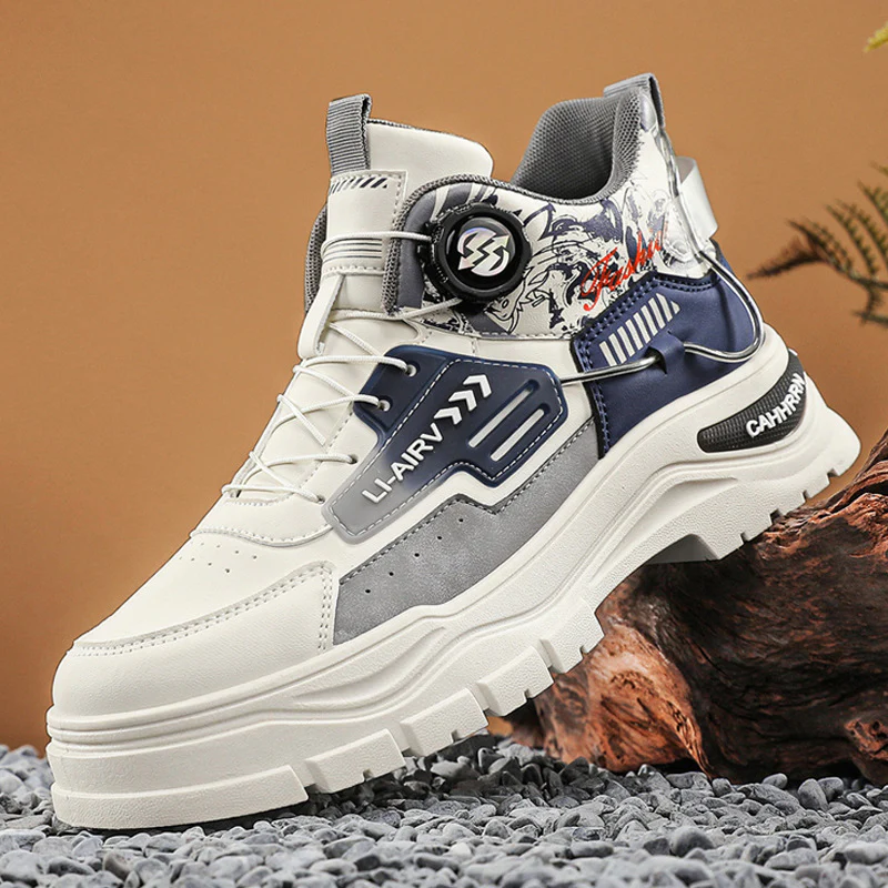 Damen Sportliche High-Top Sneakers mit innovativer Schnürtechnologie und robustem Sohlenprofil Heidi Mode - Image 2