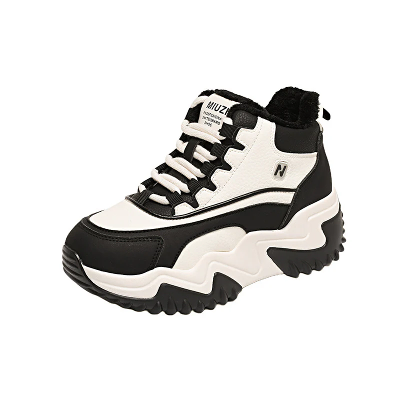 Damen Sportliche High-Top Sneakers mit kuscheligem Innenfutter Heidi Mode - Image 7