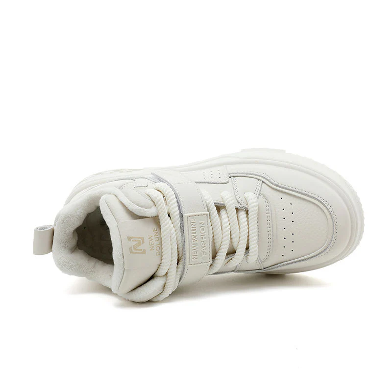 Damen Sportliche High-Top Sneakers mit kuscheligem Innenfutter und sicherem Schnallenverschluss Heidi Mode - Image 2