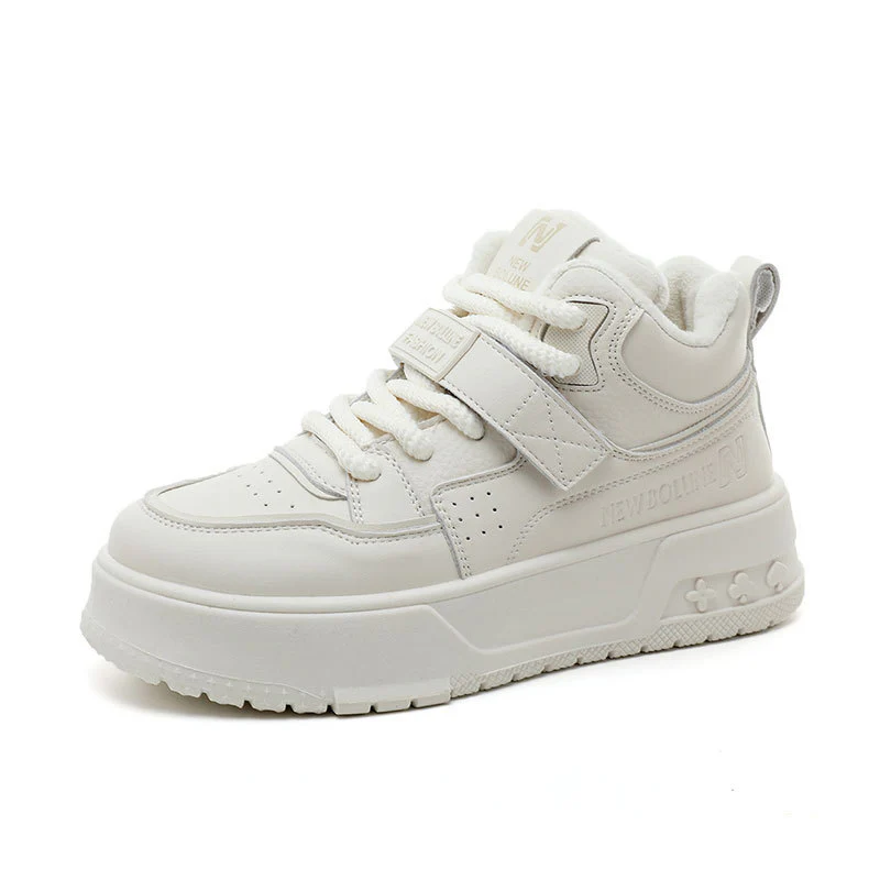 Damen Sportliche High-Top Sneakers mit kuscheligem Innenfutter und sicherem Schnallenverschluss Heidi Mode - Image 5