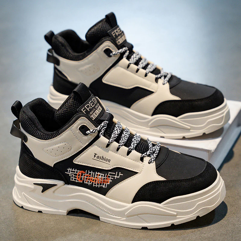 Damen Sportliche High-Top Sneakers mit modernem Design und dämpfender Sohle Heidi Mode - Image 2