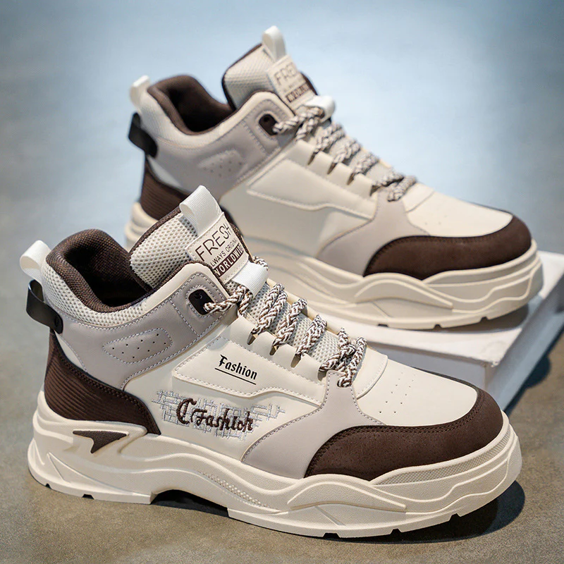 Damen Sportliche High-Top Sneakers mit modischem Design und dämpfendem Sohlenprofil Heidi Mode - Image 4