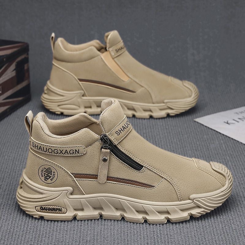 Damen Sportliche High-Top Sneakers mit praktischem Reißverschluss und isolierendem Innenfutter Heidi Mode - Image 7