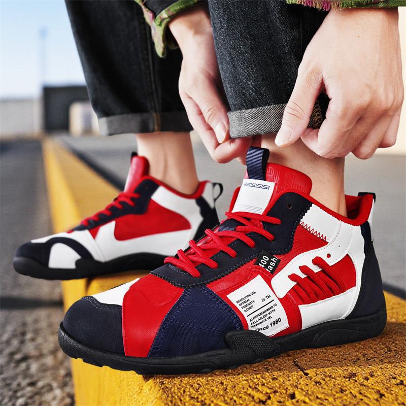 Damen Sportliche High-Top Sneakers mit robuster Profilsohle und atmungsaktiven Einsätzen Heidi Mode - Image 4
