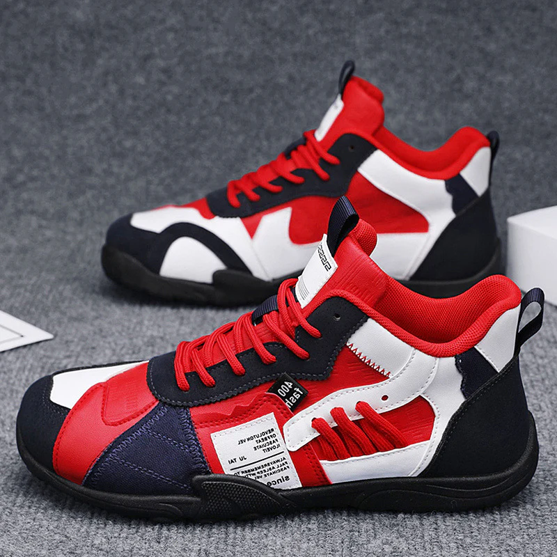 Damen Sportliche High-Top Sneakers mit robuster Profilsohle und atmungsaktiven Einsätzen Heidi Mode - Image 7