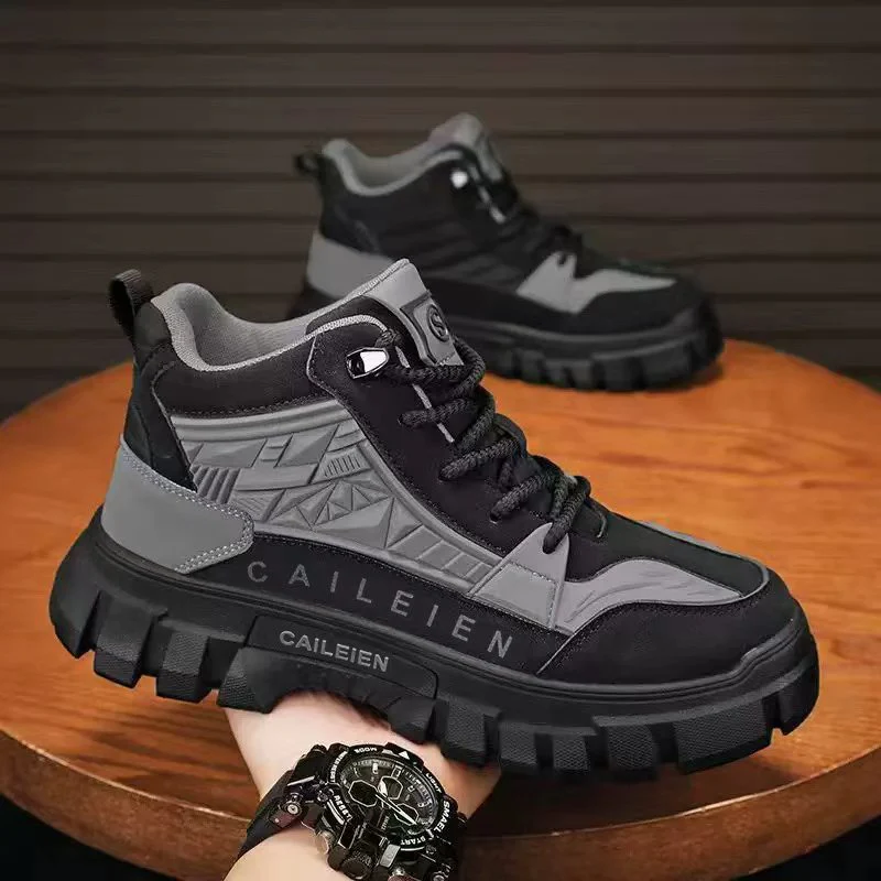Damen Sportliche High-Top Sneakers mit robuster und rutschfester Sohle Heidi Mode - Image 3