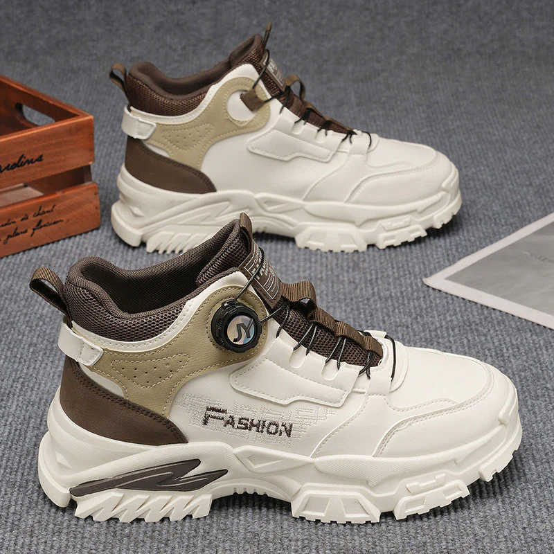 Damen Sportliche High-Top Sneakers mit rutschfestem Profil und modernem Design Heidi Mode - Image 6