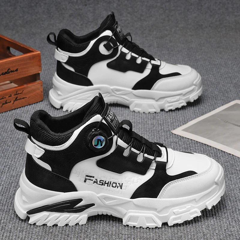 Damen Sportliche High-Top Sneakers mit rutschfestem Profil und modernem Design Heidi Mode - Image 7