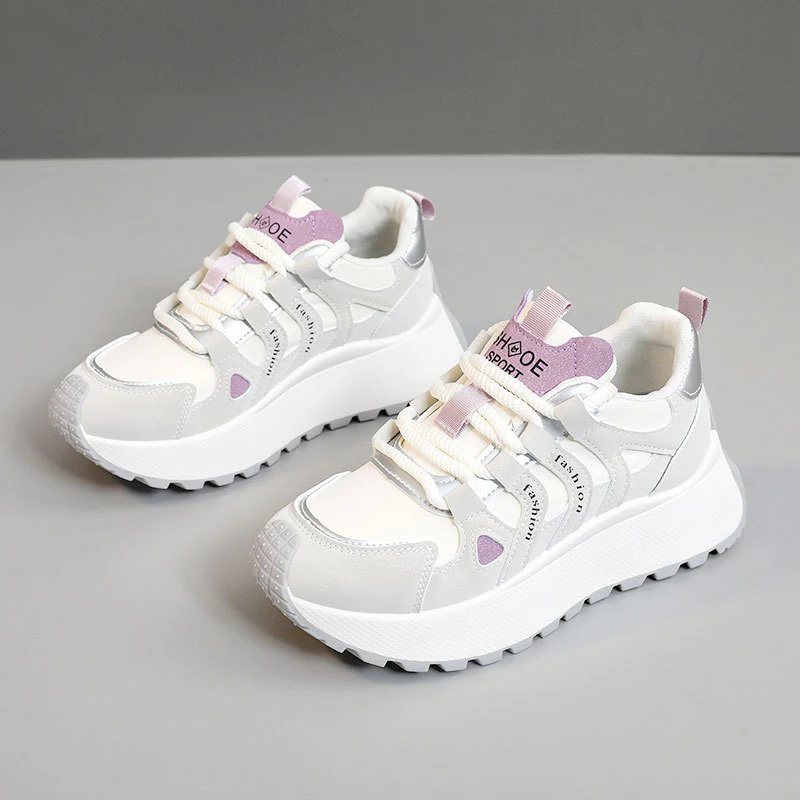 Damen Sportliche High-Top Sneakers mit trendiger Dämpfung und atmungsaktiver Oberflächenstruktur Heidi Mode - Image 2