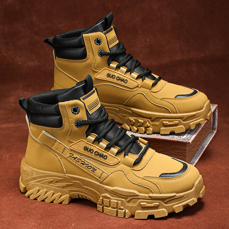 Damen Sportliche Hiking Stiefel mit rutschfester Sohle und atmungsaktivem Obermaterial Heidi Mode