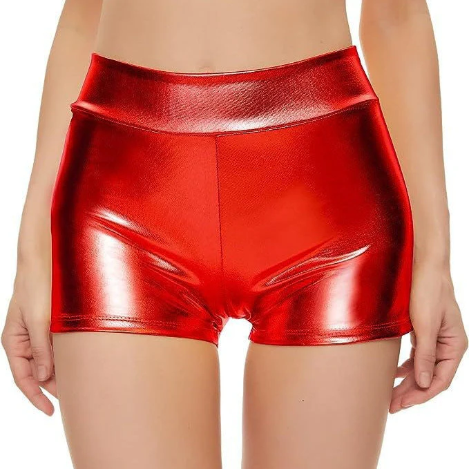 Damen Sportliche Hochbund Shorts Heidi-Mode - Image 5