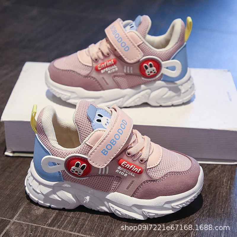 Damen Sportliche Kinder-Sneaker mit verstellbarem Klettverschluss und niedlichem Tiermotiv Heidi Mode - Image 4