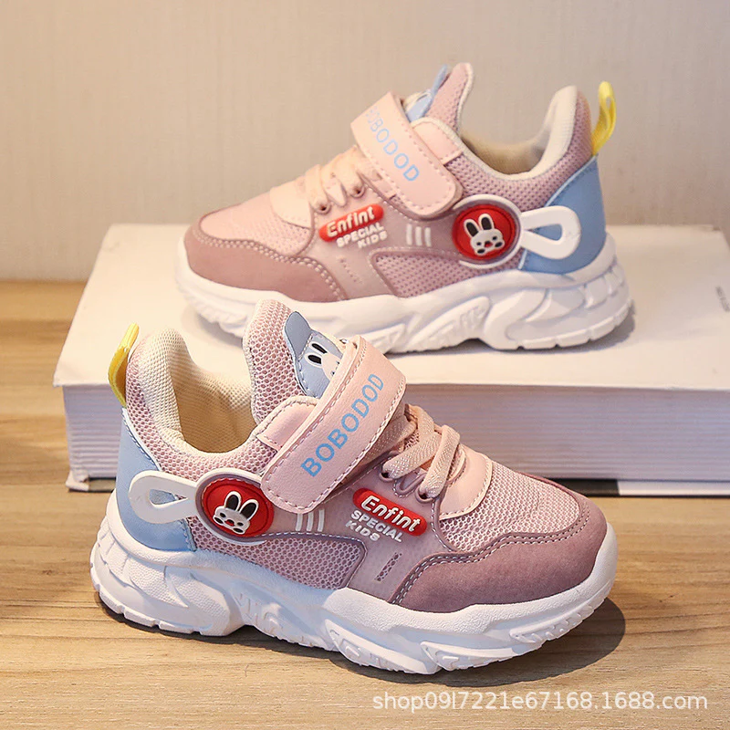 Damen Sportliche Kinder-Sneaker mit verstellbarem Klettverschluss und niedlichem Tiermotiv Heidi Mode - Image 6