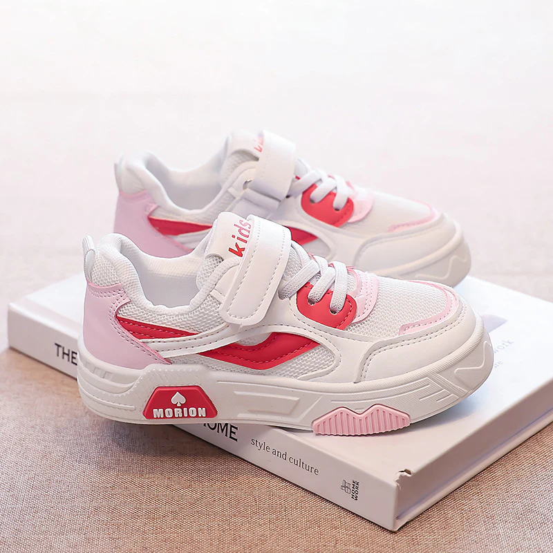 Damen Sportliche Kindersneaker mit praktischen Klettverschluss und atmungsaktiver Mesh-Oberfläche Heidi Mode - Image 6