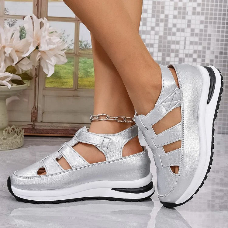 Damen Sportliche Klettsandalen mit dämpfender Sohle und atmungsaktiver Struktur Heidi Mode - Image 6