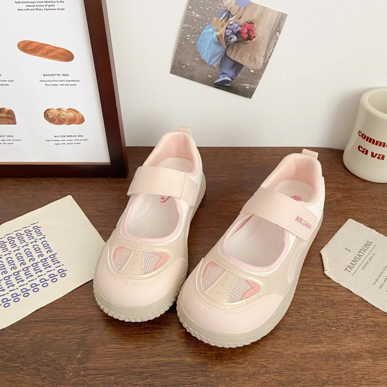 Damen Sportliche Klettverschluss-Sneaker mit atmungsaktivem Obermaterial und dämpfender Sohle Heidi Mode - Image 2