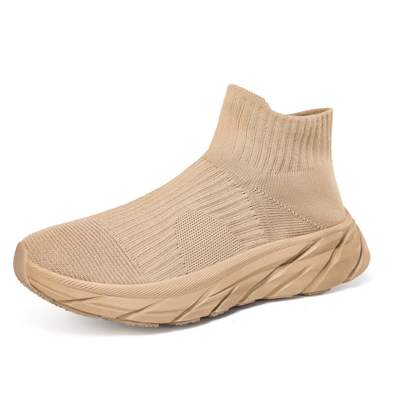 Damen Sportliche Knöchelsneaker mit elastischem Strickoberteil und rutschfester Sohle Heidi Mode - Image 9