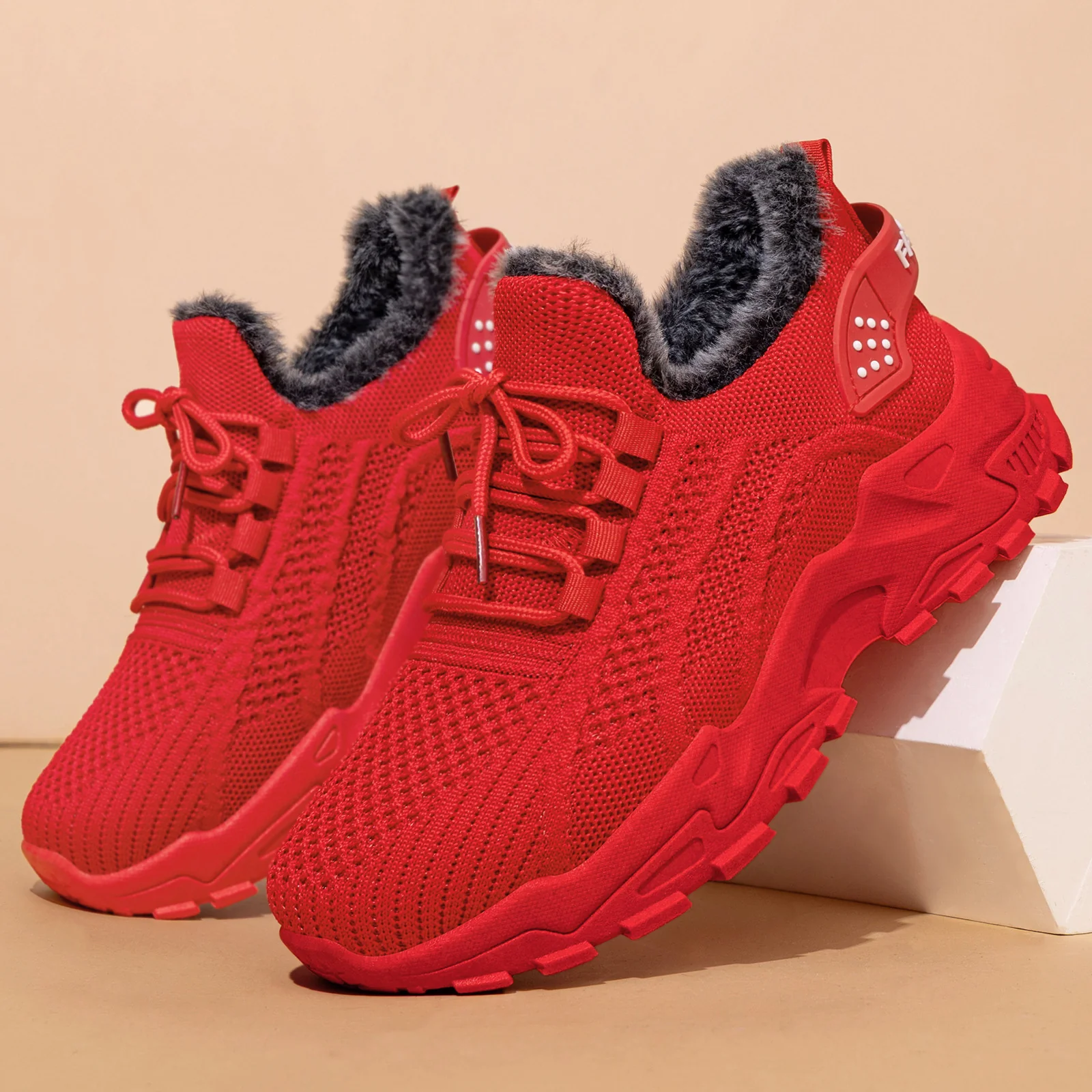 Damen Sportliche Komfort Sneaker mit kuscheligem Innenfutter Heidi Mode - Image 2