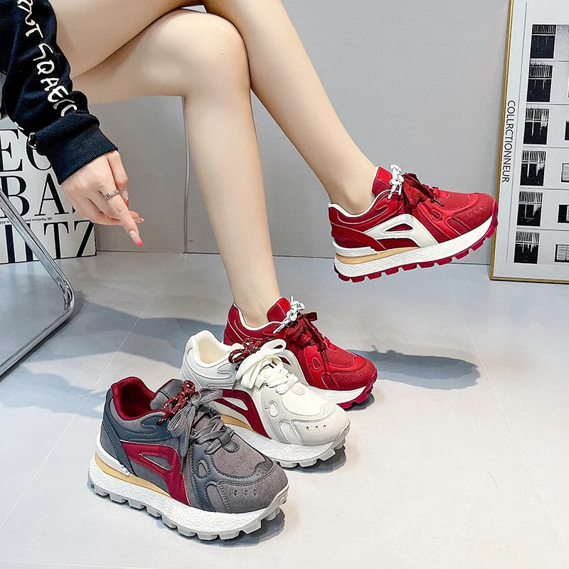 Damen Sportliche Komfort Sneakers mit dämpfender Sohle und einzigartigem Design Heidi Mode - Image 4