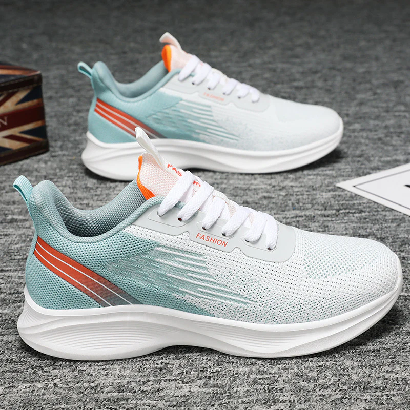 Damen Sportliche Lauf-Sneaker mit atmungsaktivem Mesh-Obermaterial und dämpfender Sohle Heidi Mode - Image 3