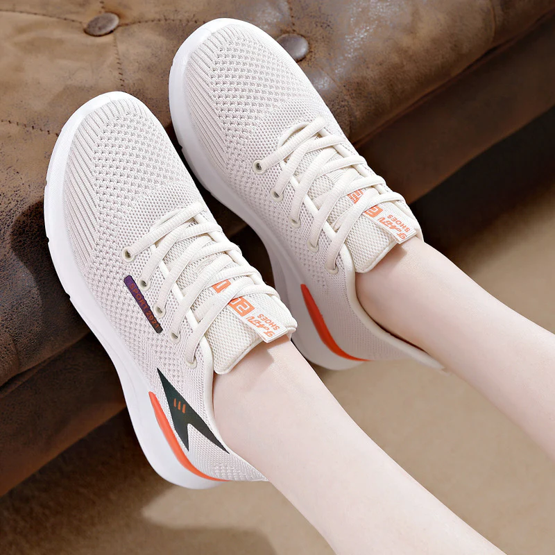 Damen Sportliche Lauf-Sneaker mit atmungsaktivem Mesh-Obermaterial und innovativer Dämpfungstechnologie Heidi Mode