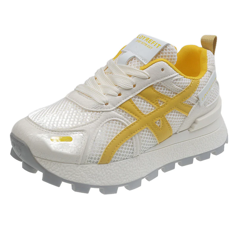 Damen Sportliche Lauf-Sneaker mit atmungsaktivem Mesh-Obermaterial und rutschfester Sohle Heidi Mode - Image 6