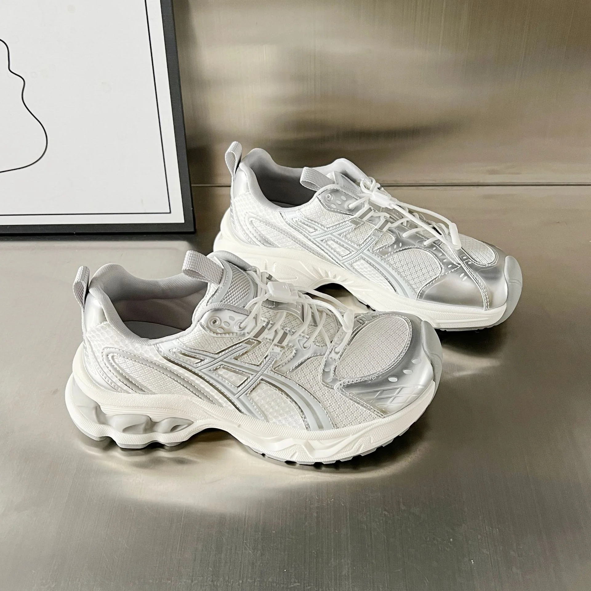 Damen Sportliche Lauf-Sneaker mit atmungsaktivem Mesh-Obermaterial und rutschfester Sohle Heidi Mode - Image 5