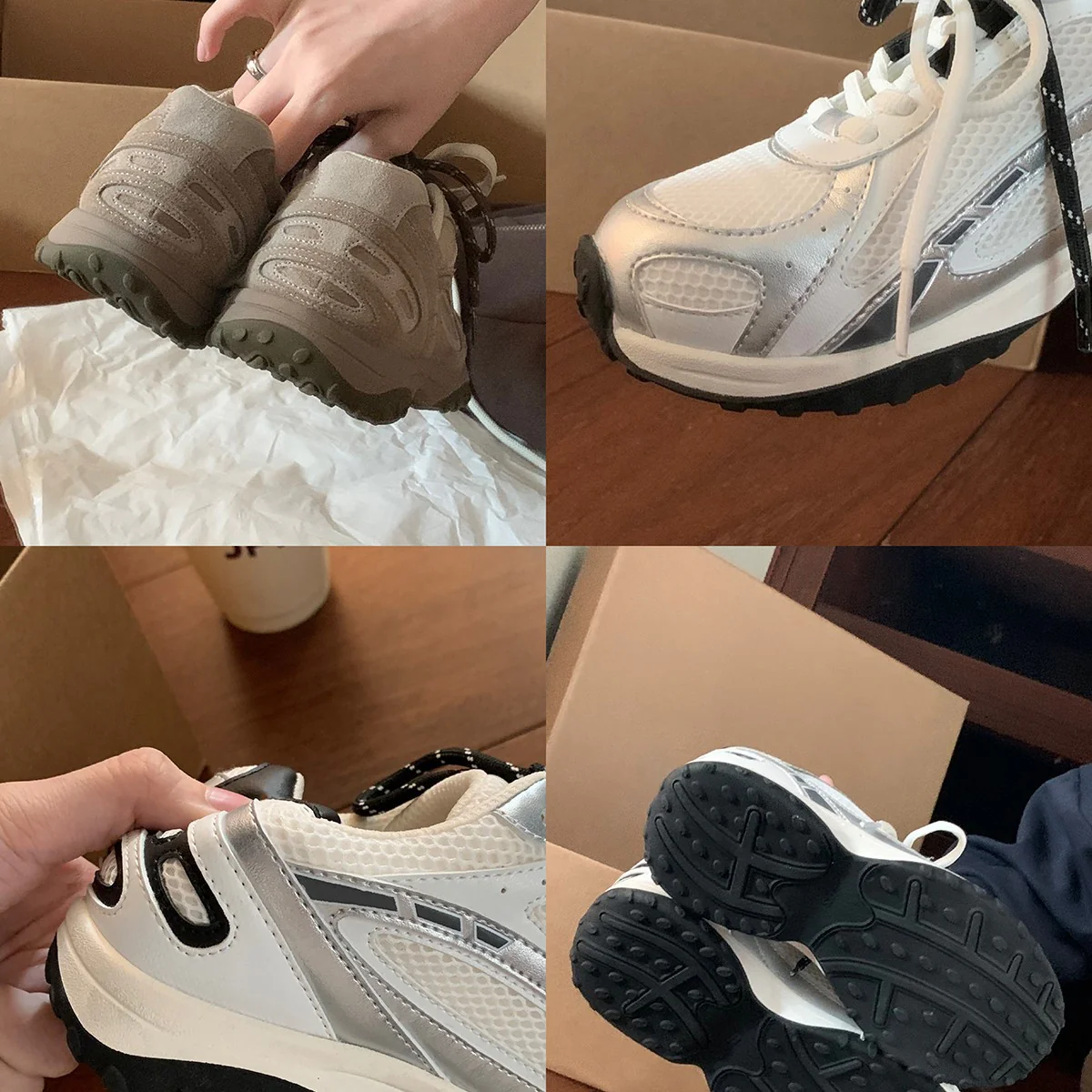 Damen Sportliche Lauf-Sneaker mit atmungsaktivem Mesh-Obermaterial und stabiler Sohle Heidi Mode - Image 2