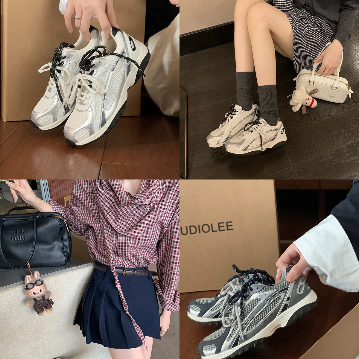 Damen Sportliche Lauf-Sneaker mit atmungsaktivem Mesh-Obermaterial und stabiler Sohle Heidi Mode - Image 3