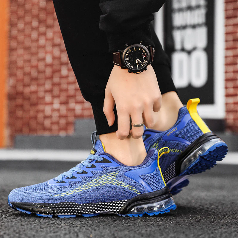 Damen Sportliche Lauf-Sneaker mit atmungsaktivem Mesh-Obermaterial und stoßdämpfender Sohle Heidi Mode - Image 4