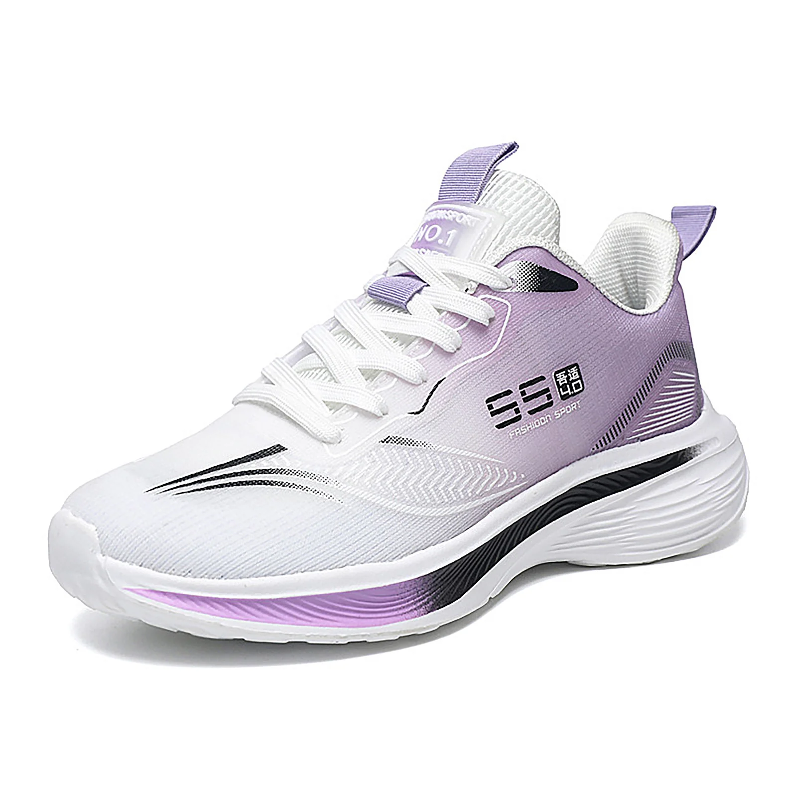 Damen Sportliche Lauf-Sneaker mit atmungsaktiver Mesh-Konstruktion und stoßdämpfendem Fußbett Heidi Mode - Image 3