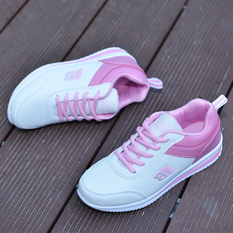 Damen Sportliche Lauf-Sneaker mit atmungsaktiver Mesh-Oberfläche Heidi Mode - Image 3