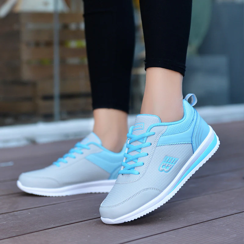 Damen Sportliche Lauf-Sneaker mit atmungsaktiver Mesh-Oberfläche Heidi Mode - Image 6