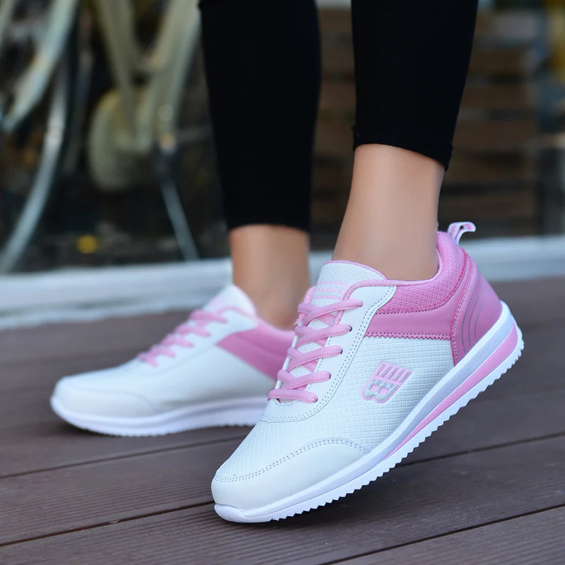 Damen Sportliche Lauf-Sneaker mit atmungsaktiver Mesh-Oberfläche Heidi Mode - Image 7