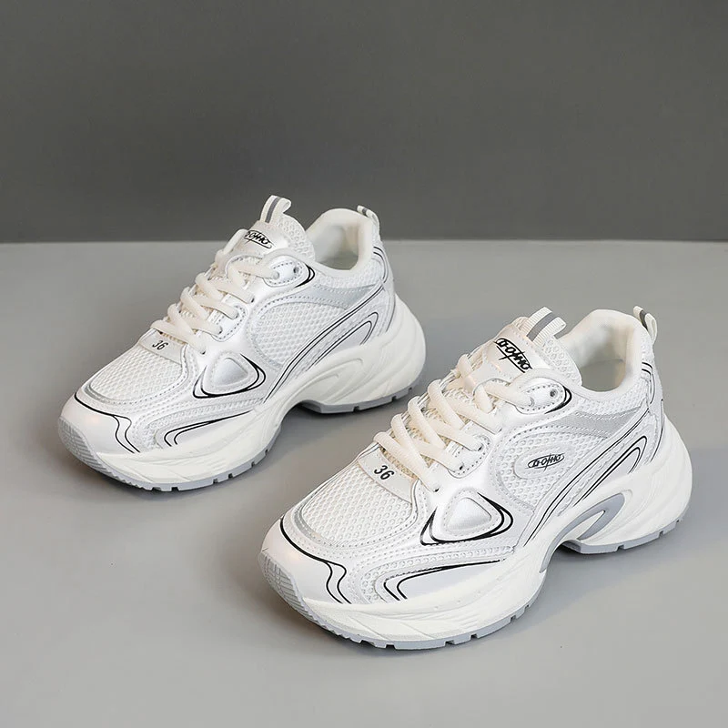 Damen Sportliche Lauf-Sneaker mit atmungsaktiver Mesh-Oberfläche und dämpfendem Fußbett Heidi Mode - Image 6