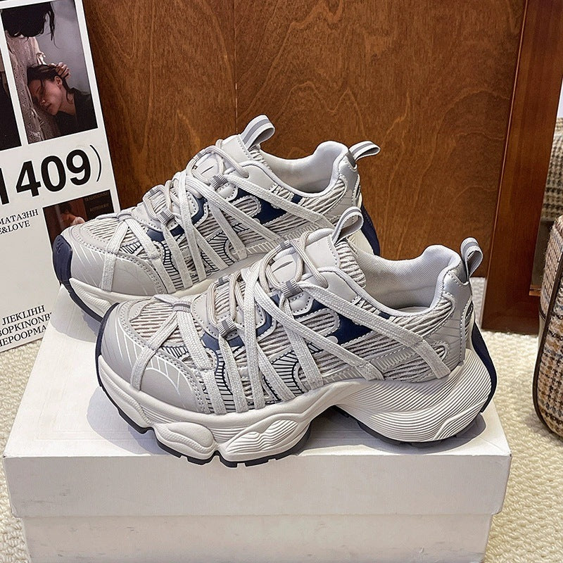 Damen Sportliche Lauf-Sneaker mit atmungsaktiver Mesh-Oberfläche und dämpfender Sohle Heidi Mode - Image 7