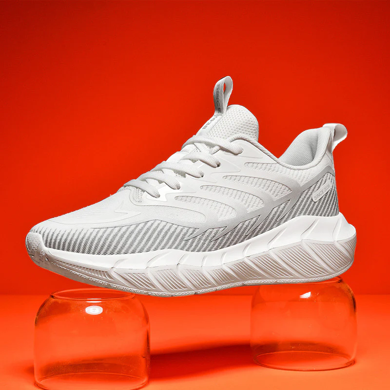 Damen Sportliche Lauf-Sneaker mit atmungsaktiver Oberflächenstruktur und dämpfender Sohle Heidi Mode - Image 3