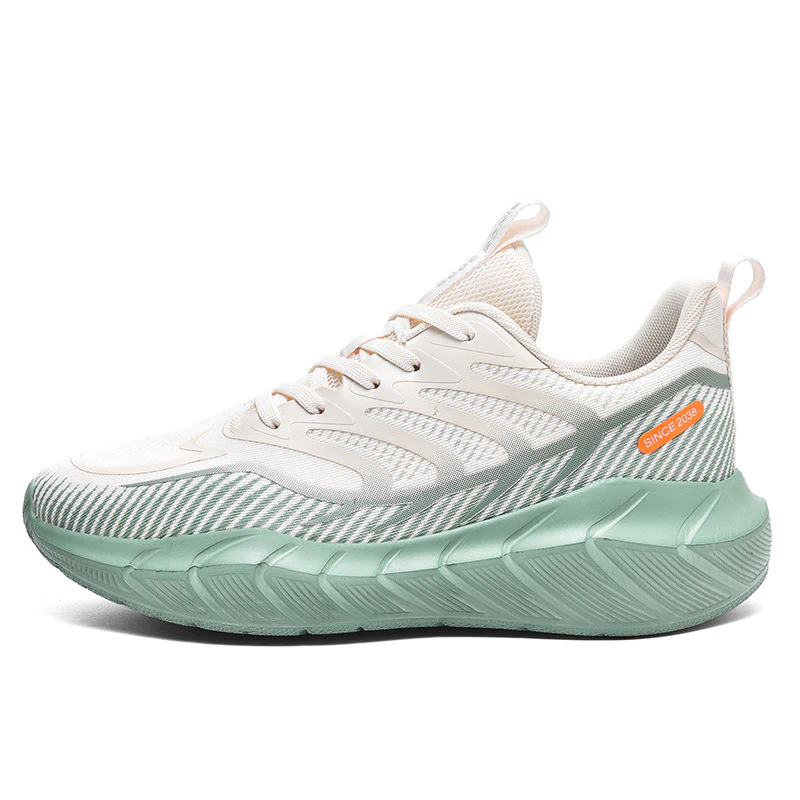 Damen Sportliche Lauf-Sneaker mit atmungsaktiver Oberflächenstruktur und dämpfender Sohle Heidi Mode - Image 6