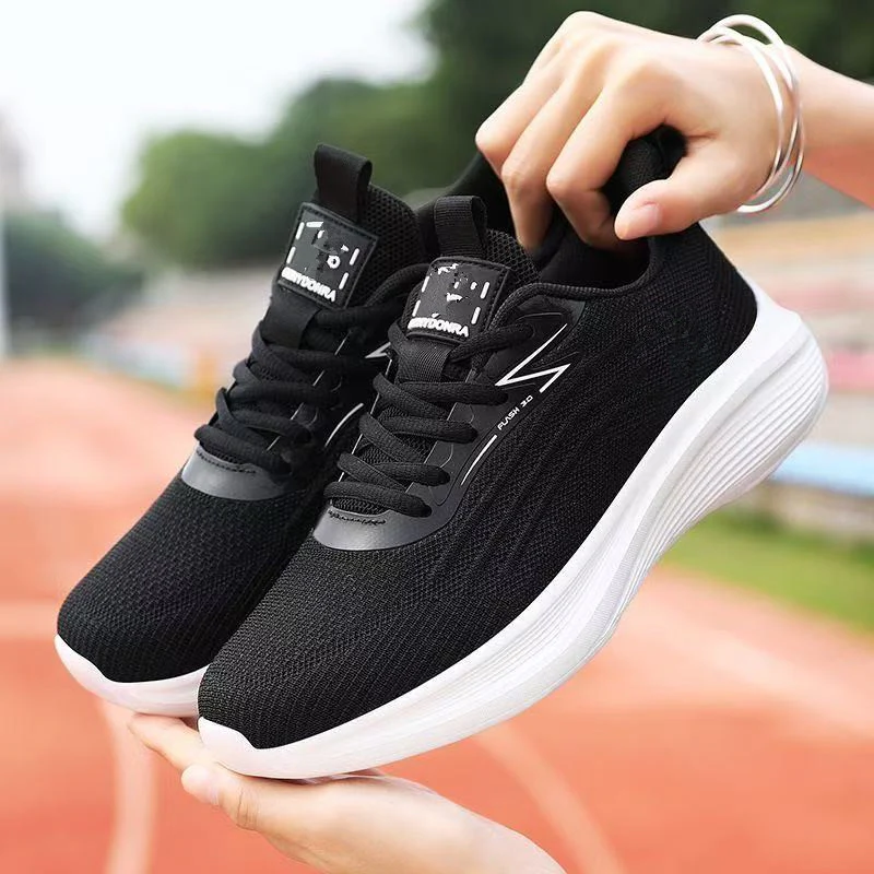 Damen Sportliche Lauf-Sneaker mit atmungsaktiver Oberflächenstruktur und stoßdämpfender Sohle Heidi Mode - Image 3