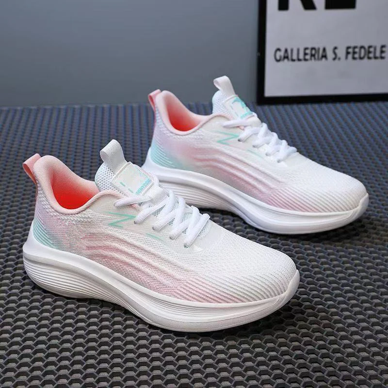 Damen Sportliche Lauf-Sneaker mit atmungsaktiver Oberflächenstruktur und stoßdämpfender Sohle Heidi Mode - Image 6
