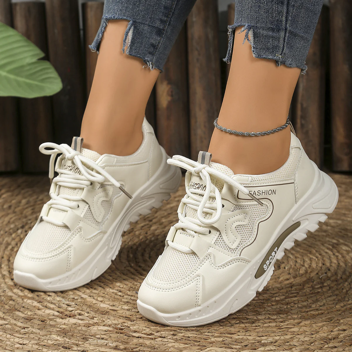 Damen Sportliche Lauf-Sneaker mit bequemer Dämpfung und atmungsaktivem Obermaterial Heidi Mode - Image 2