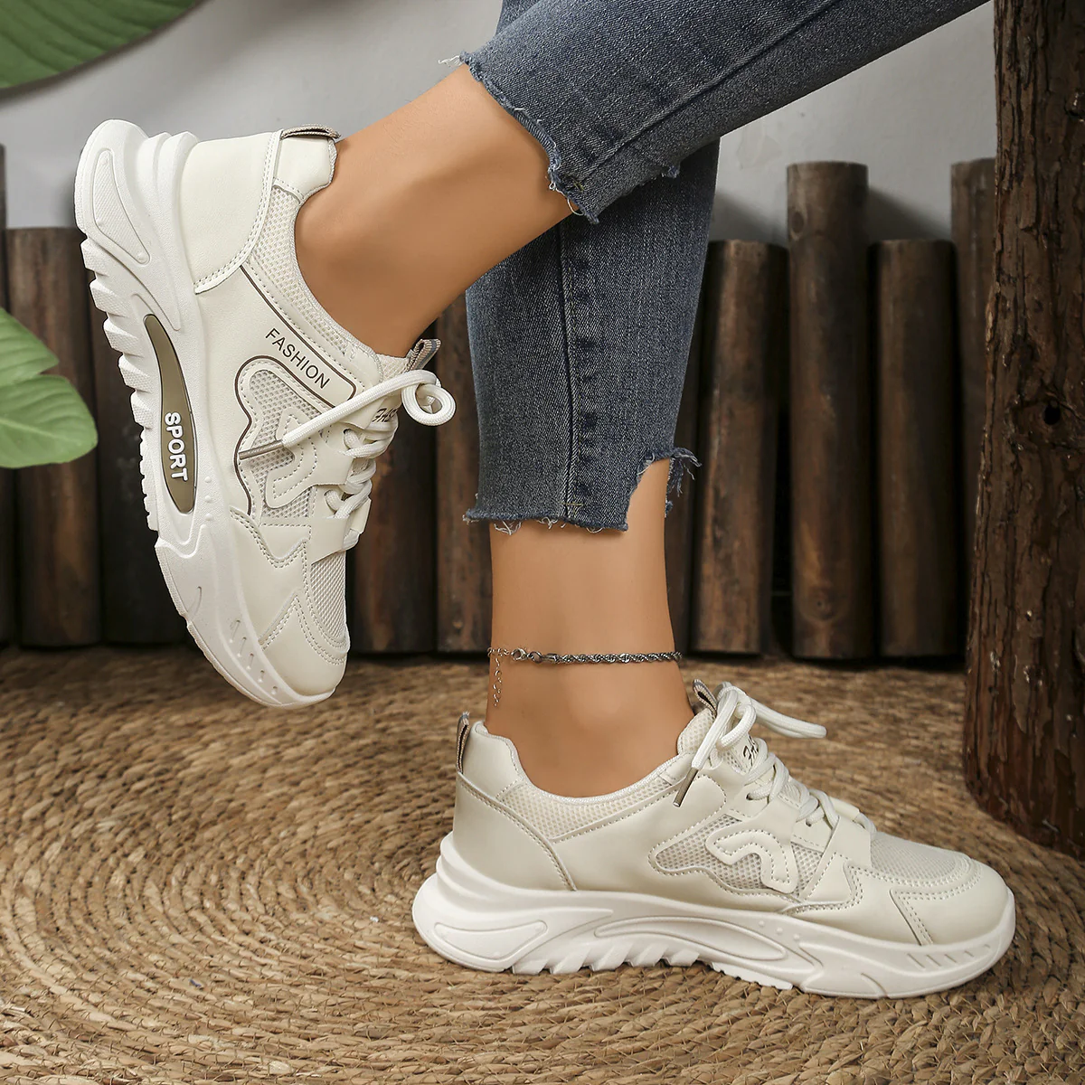 Damen Sportliche Lauf-Sneaker mit bequemer Dämpfung und atmungsaktivem Obermaterial Heidi Mode - Image 4