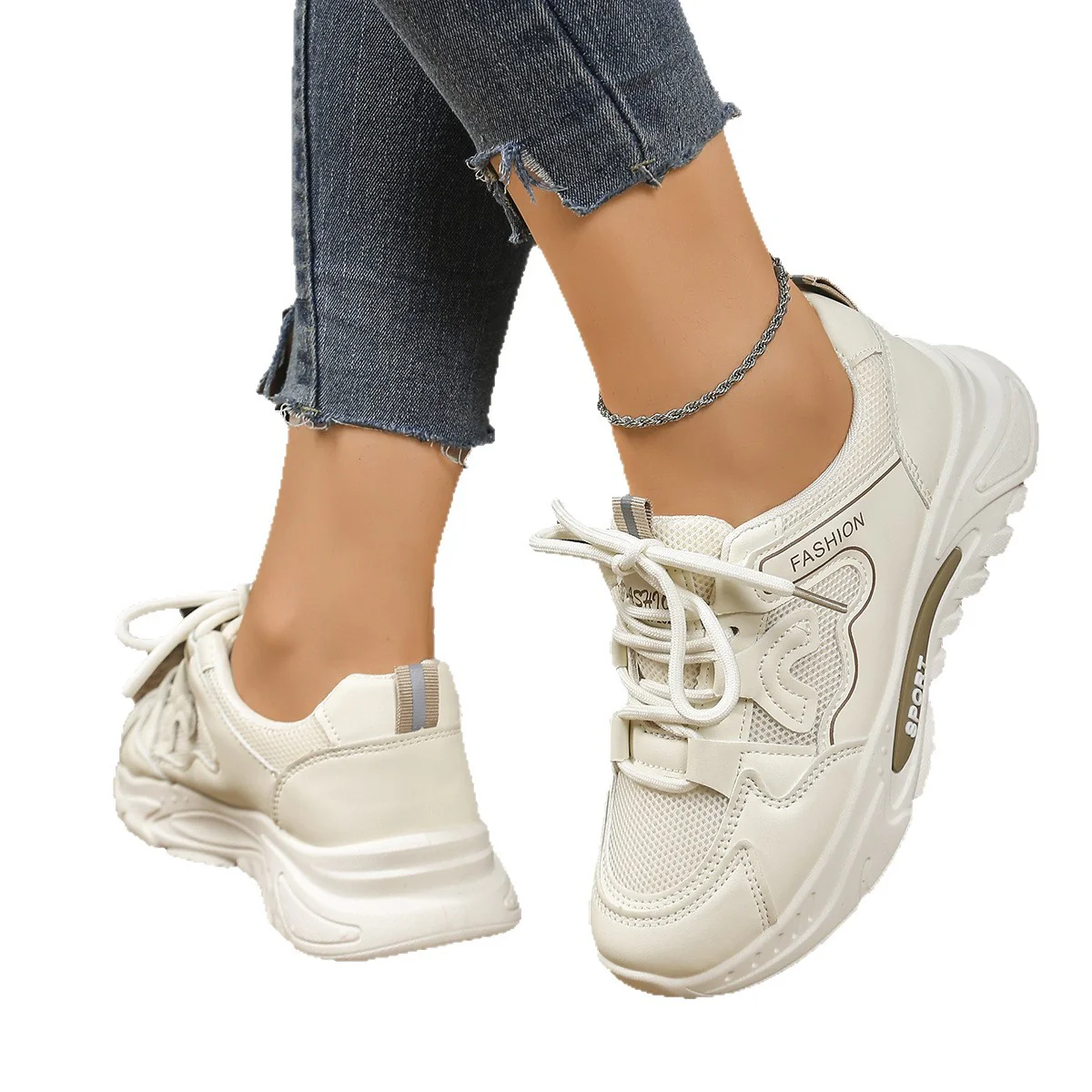 Damen Sportliche Lauf-Sneaker mit bequemer Dämpfung und atmungsaktivem Obermaterial Heidi Mode - Image 5