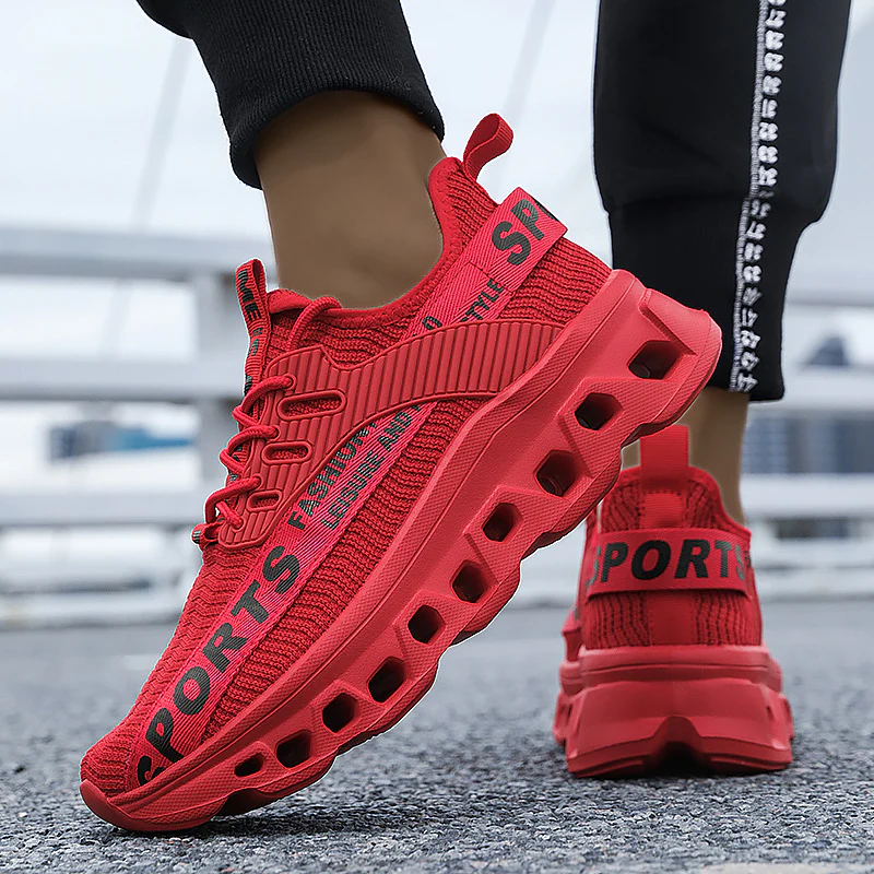 Damen Sportliche Lauf-Sneaker mit elastischem Obermaterial und extrem dämpfender Sohle Heidi Mode - Image 3