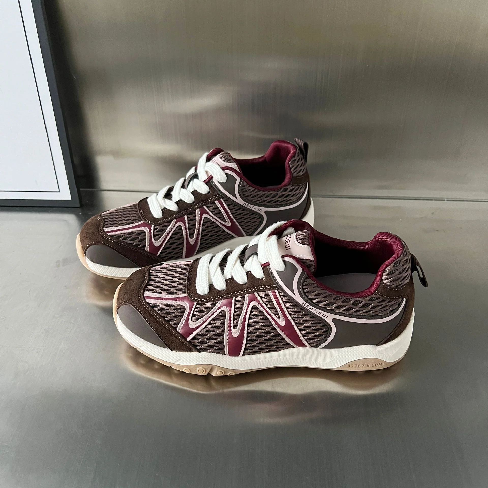 Damen Sportliche Lauf-Sneaker mit flexiblem Mesh und rutschfester Sohle Heidi Mode - Image 6