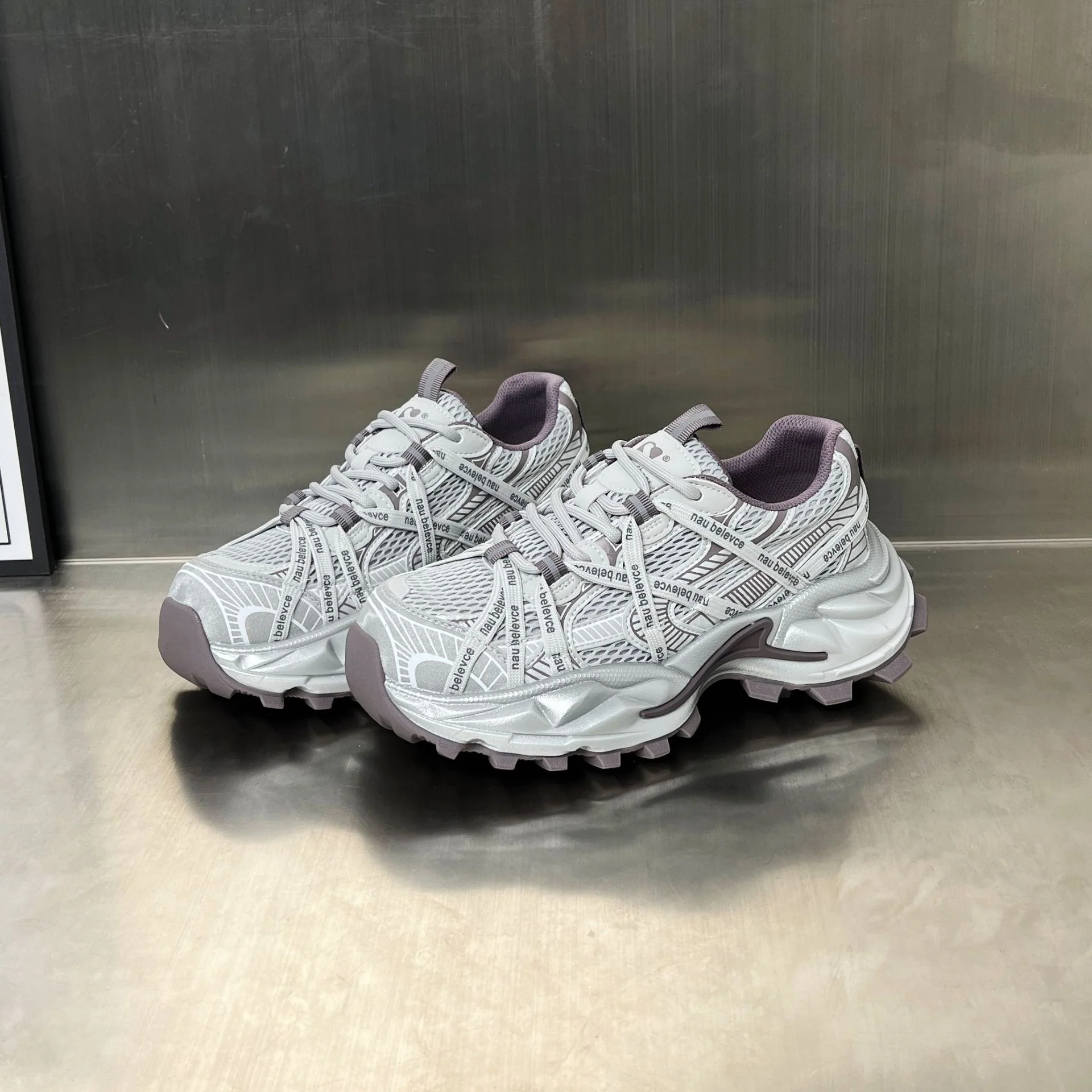 Damen Sportliche Lauf-Sneaker mit innovativem Mesh-Design und rutschfester Sohle Heidi Mode - Image 6