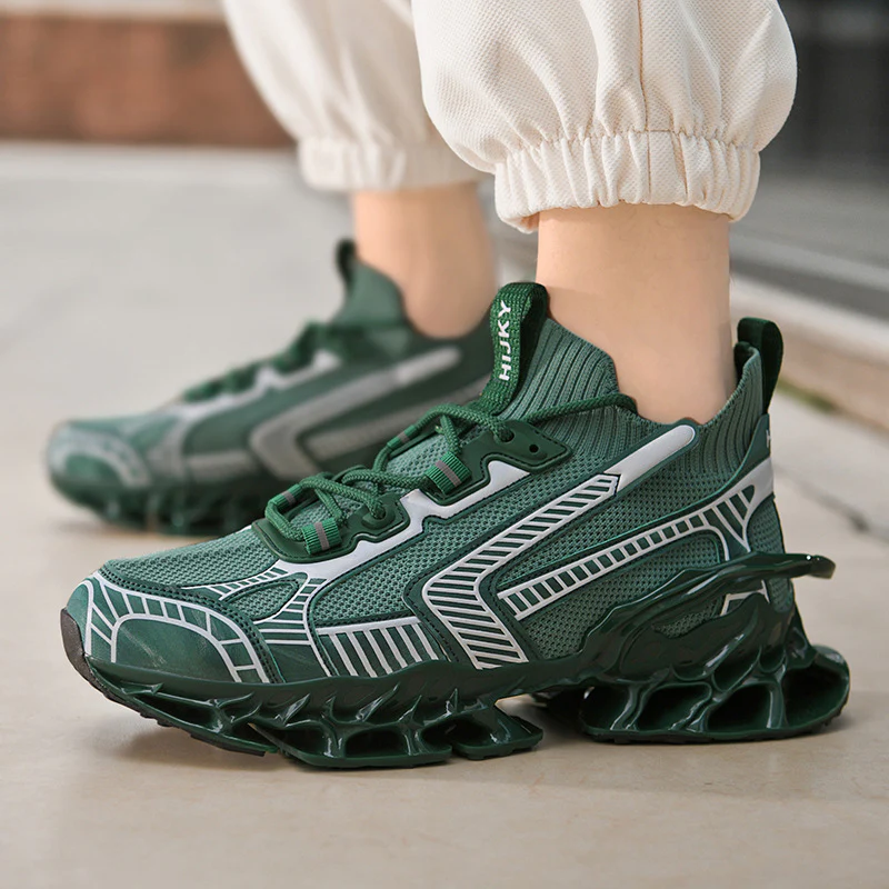 Damen Sportliche Lauf-Sneaker mit innovativem Sohlenprofil Heidi Mode